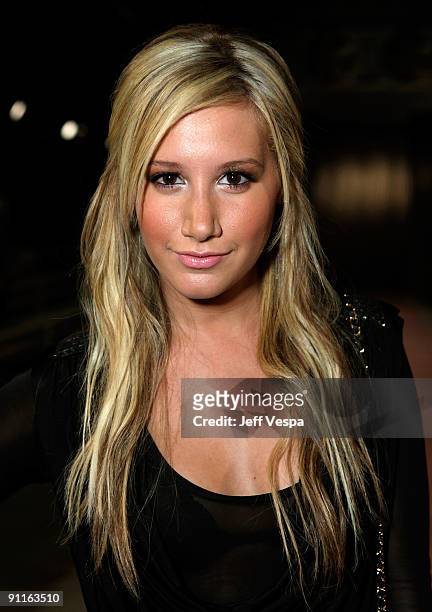 Actress Ashley Tisdale during the 7th Annual Teen Vogue Young Hollywood Party held at Milk Studios on September 25, 2009 in Hollywood, California.