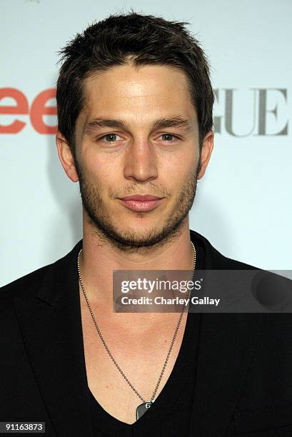 Actor Bobby Campo arrives at 7th Annual Teen Vogue Young Hollywood Party at MILK Studios on September 25, 2009 in Los Angeles, California.