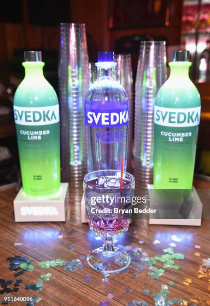 Vodka is served during the 60th Annual Grammy Awards after party hosted by Benny Blanco and Diplo with SVEDKA Vodka and Interscope Records on January...