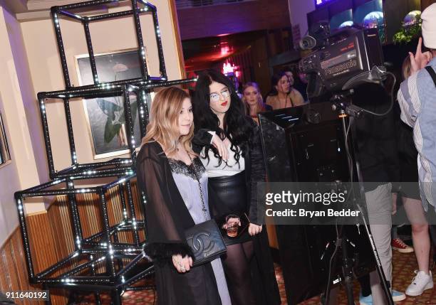 Guests attends the 60th Annual Grammy Awards after party hosted by Benny Blanco and Diplo with SVEDKA Vodka and Interscope Records on January 29,...