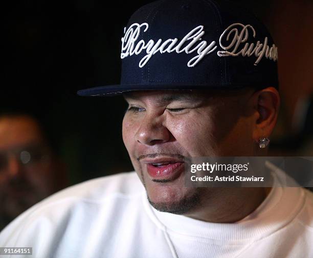 Rapper Fat Joe attends the premiere of 'Shooting Stars: The Rise of Hip Hop Photographer Johnny Nunez' at the AMC Loews West 34th Street on September...