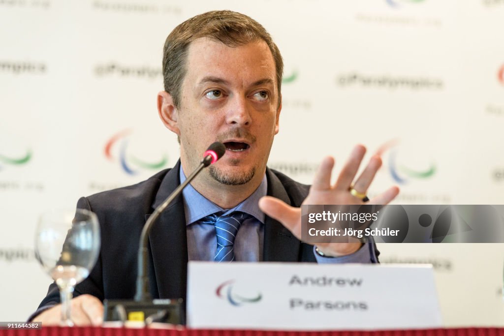 International Paralympic Committee Press Conference