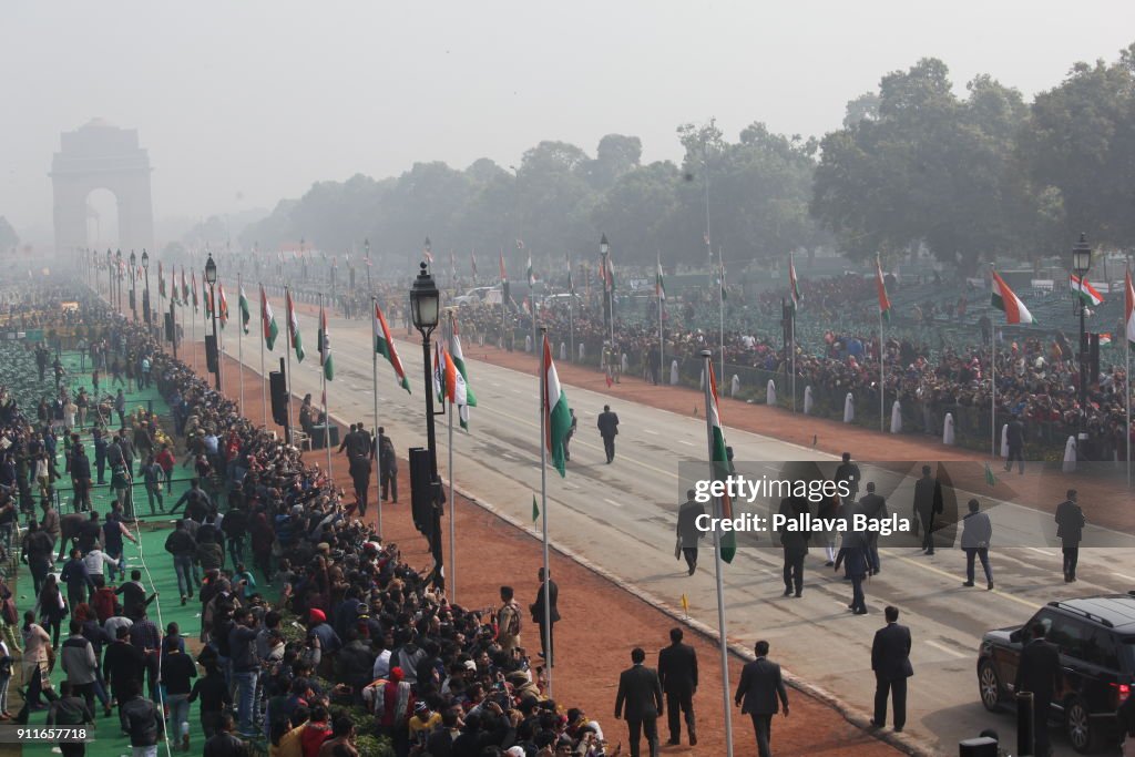 Modi Rss Walk Narendra Modi Security On Road