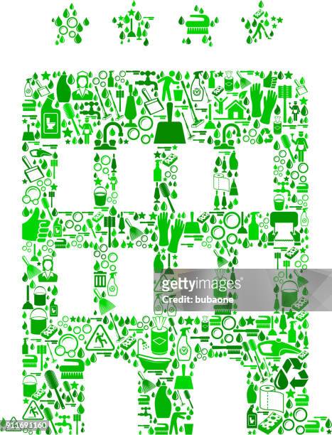 hotel  cleaning background pattern - facecloth stock illustrations