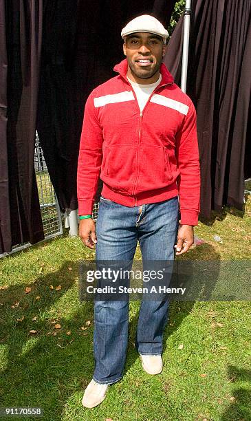 Tiki Barber attends the 6th Annual Nickelodeon Worldwide Day Of Play at Hunts Point Riverside Park on September 26, 2009 in New York City.