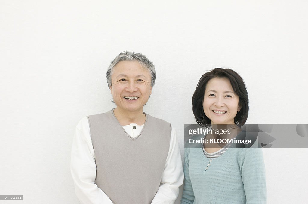 Senior couple, portrait, close-up