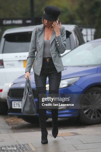 Megan McKenna seen arriving at her MCK Grill Restaurant in Woodford to promote her Brunch sessions in Essex