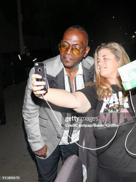 Randy Jackson is seen on January 28, 2018 in Los Angeles, California.