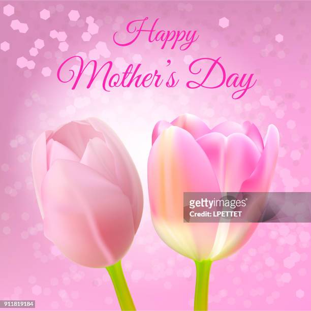 ilustraciones, imágenes clip art, dibujos animados e iconos de stock de happy mother's day - mothers day text art