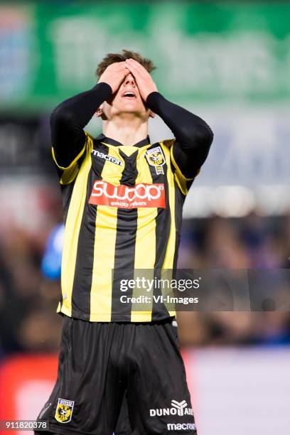 Mason Mount of Vitesse during the Dutch Eredivisie match between PEC Zwolle and Vitesse Arnhem at the MAC3Park stadium on January 27, 2018 in Zwolle,...