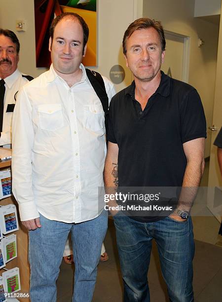 Actor Tim Roth attends the "Lie To Me" Q&A Panel with Mr. Beaks of 'Ain't It Cool News' at the Apple Store Third Street Promenade on September 26,...