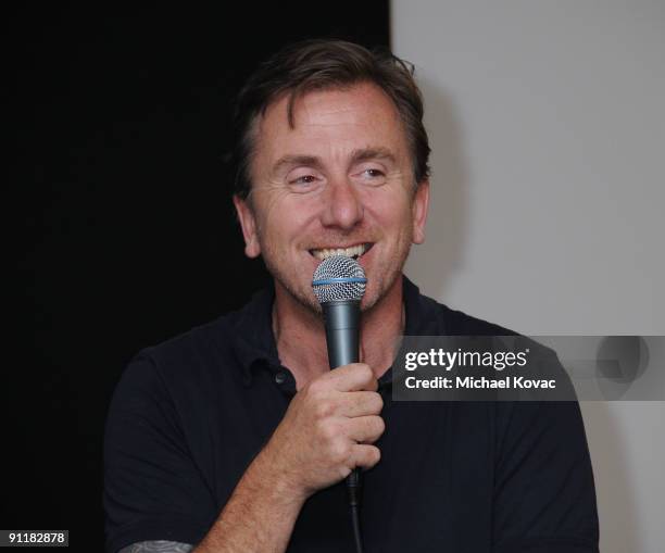 Actor Tim Roth attends the "Lie To Me" Q&A Panel at the Apple Store Third Street Promenade on September 26, 2009 in Santa Monica, California.