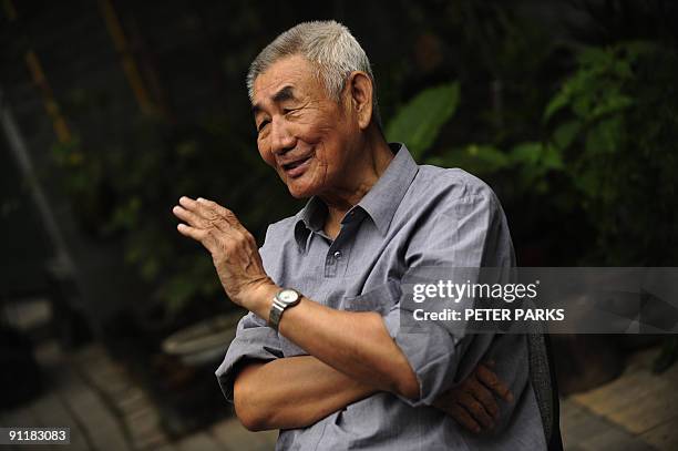 China-politics-60years-history,INTERVIEW by Dan Martin This photo taken on September 14, 2009 shows 79-year-old Geng Zhifeng speaking to AFP outside...