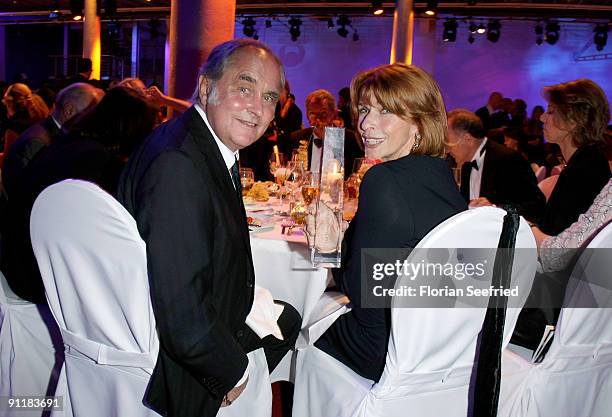 Actress Senta Berger and husband, director Michael Verhoeven attend the after show party of the German TV Award 2009 at the Coloneum on September 26,...