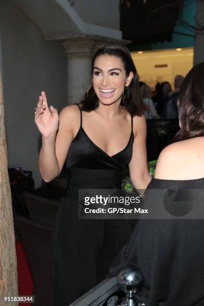 Ashley Iaconneti seen on January 28, 2018 in Los Angeles, CA.
