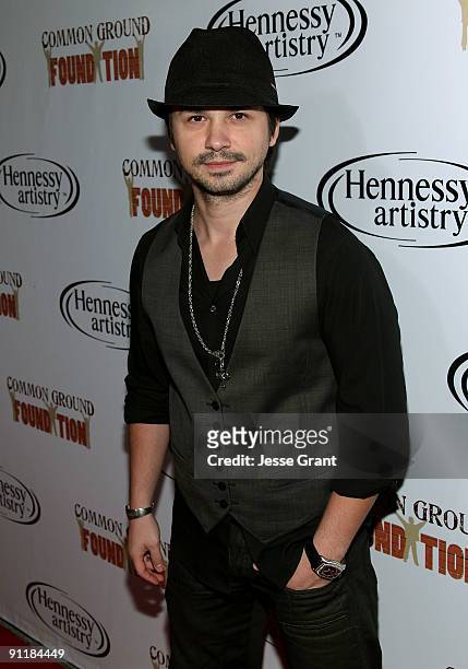 Freddy Rodríguez attends the Hennessy Artistry Red Carpet at "Common & Friends" event benefiting The Common Ground Foundation at The Hollywood...