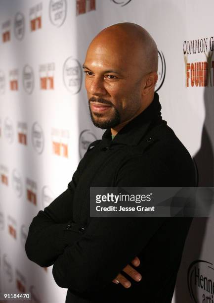Common attends the Hennessy Artistry Red Carpet at "Common & Friends" event benefiting The Common Ground Foundation at The Hollywood Palladium on...