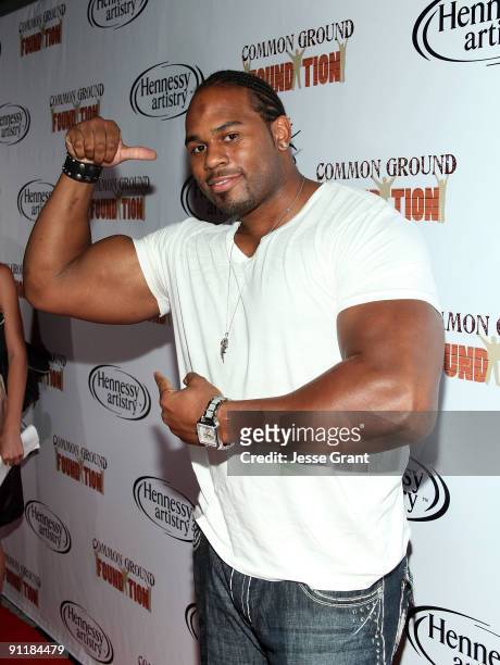 Shad Gaspard attends the Hennessy Artistry Red Carpet at "Common & Friends" event benefiting The Common Ground Foundation at The Hollywood Palladium...