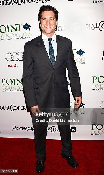 Actor Scott Bailey attends Point Foundation's "Point Honors... Los Angeles" at the Renaissance Hollywood Hotel on September 26, 2009 in Los Angeles,...