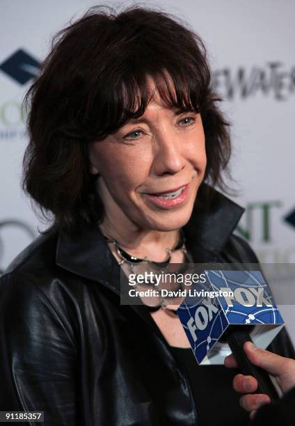 Actress Lily Tomlin attends Point Foundation's "Point Honors... Los Angeles" at the Renaissance Hollywood Hotel on September 26, 2009 in Los Angeles,...