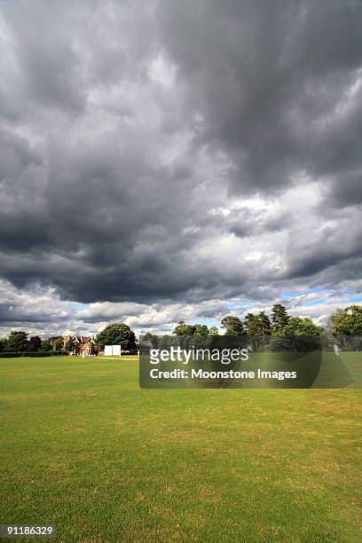 vine cricket ground in sevenoaks, england - cricket field stock pictures, royalty-free photos & images