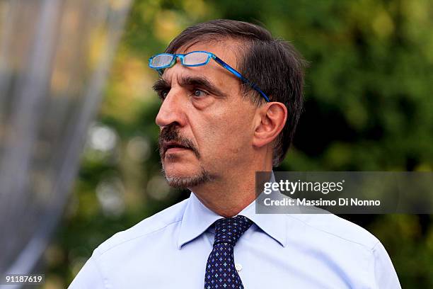 Italian Defense Minister Ignazio La Russa attends the "Festa Della Liberta": Italian Party Of Freedom Festival on September 26, 2009 in Milan, Italy....