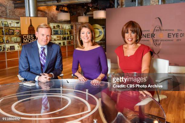 John Dickerson, Norah O'Donnell and Gayle King.