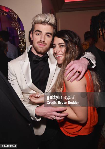 Andrew Taggart attends the 60th Annual Grammy Awards after party hosted by Benny Blanco and Diplo with SVEDKA Vodka and Interscope Records on January...