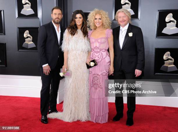 Little Big Town on the red carpet at THE 60TH ANNUAL GRAMMY AWARDS broadcast live on both coasts from New York City's Madison Square Garden on...