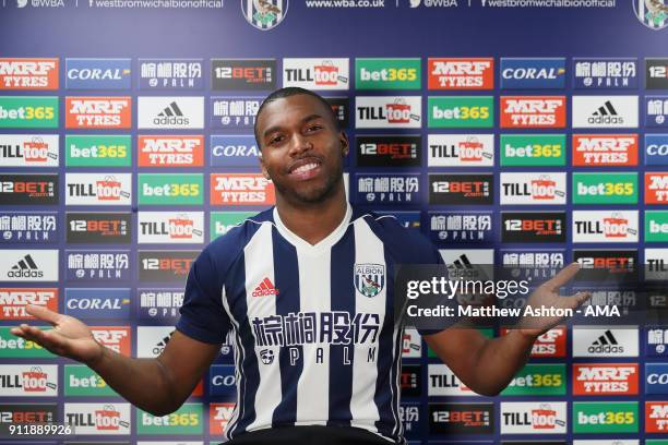 West Bromwich Albion sign Daniel Sturridge on loan from Liverpool on January 29, 2018 in West Bromwich, England.