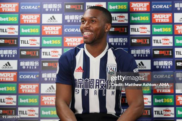 West Bromwich Albion sign Daniel Sturridge on loan from Liverpool on January 29, 2018 in West Bromwich, England.