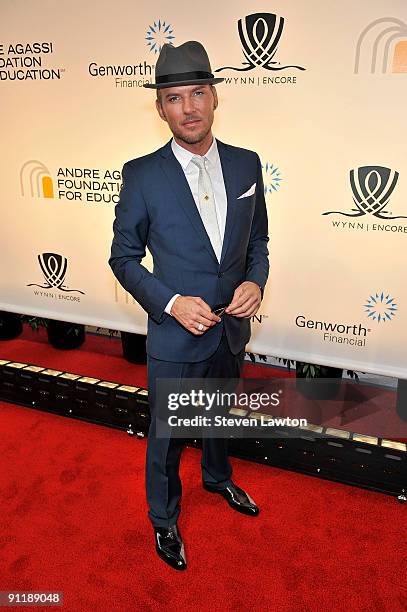 Singer/song writter Matt Goss arrives at the 14th annual Andre Agassi Charitable Foundation's Grand Slam for Children benefit concert at the Wynn Las...