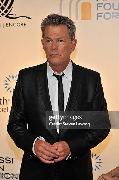 Producer/composer David Foster arrives at the 14th annual Andre Agassi Charitable Foundation's Grand Slam for Children benefit concert at the Wynn...