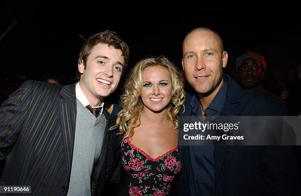 James Snyder, Laura Bell Bundy and Michael Rosenbaum