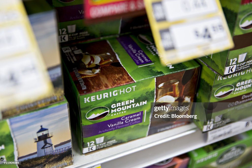 Dr. Pepper Snapple Group Inc. Products As Keurig Green Mountain Inc. Moves To Take Control In $18.7 Billion Drink Deal
