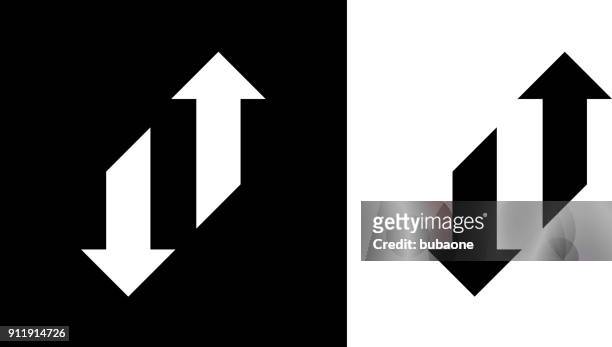 change arrows up and down. - simplicity concept stock illustrations