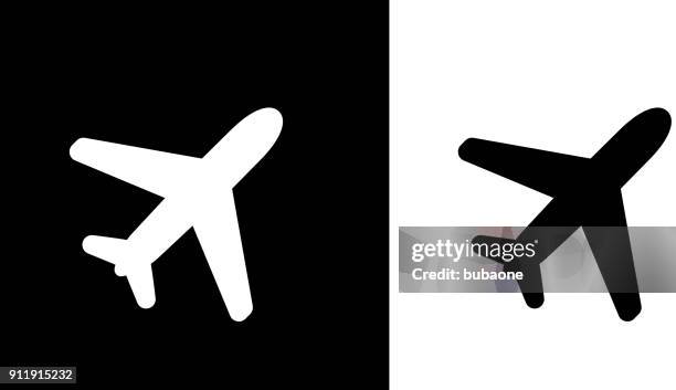 stockillustraties, clipart, cartoons en iconen met vliegen vliegtuig. - vliegtuig