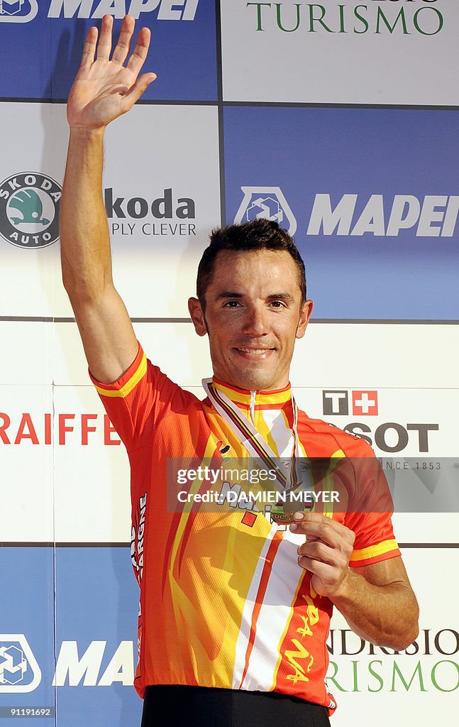 Bronze medalist Spain's Joaquin Rodrigue