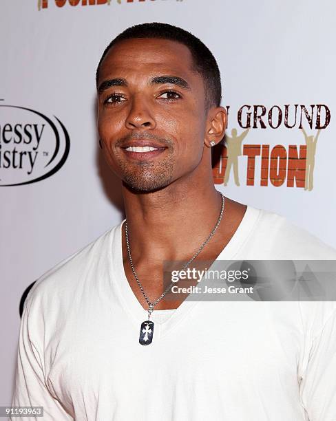 Christian Keyes attends the Hennessy Artistry Red Carpet at "Common & Friends" event benefiting The Common Ground Foundation at The Hollywood...