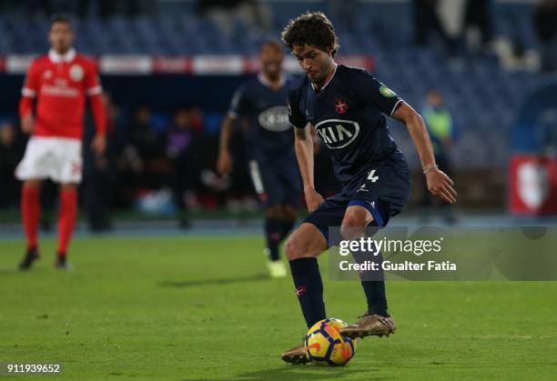 Os Belenenses midfielder Filipe Chaby from Portugal in action during the Primeira Liga match between CF Os Belenenses and SL Benfica at Estadio do...