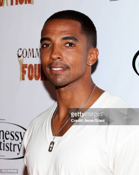 Christian Keyes attends the Hennessy Artistry Red Carpet at "Common & Friends" event benefiting The Common Ground Foundation at The Hollywood...