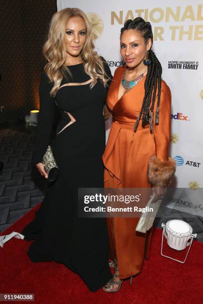 Designer Nikki Chu and actress Chenoa Maxwell attend the National CARES Mentoring Movement's third annual For The Love Of Our Children Gala on...