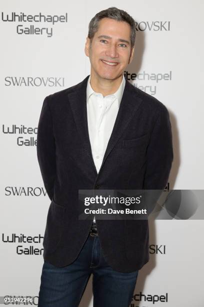 Carey Fouks attends a gala dinner to celebrate Mona Hatoum as Whitechapel Gallery Art Icon with Swarovski at Whitechapel Gallery on January 29, 2018...