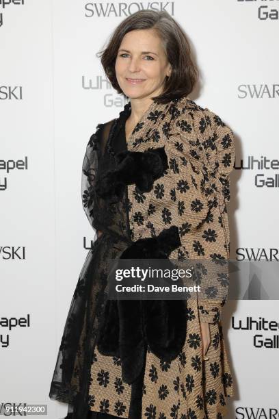 Erin Bell attends a gala dinner to celebrate Mona Hatoum as Whitechapel Gallery Art Icon with Swarovski at Whitechapel Gallery on January 29, 2018 in...