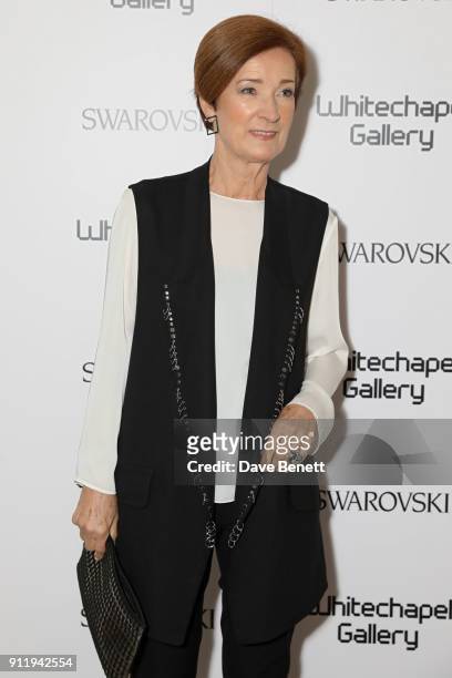 Bozena Nelhams attends a gala dinner to celebrate Mona Hatoum as Whitechapel Gallery Art Icon with Swarovski at Whitechapel Gallery on January 29,...