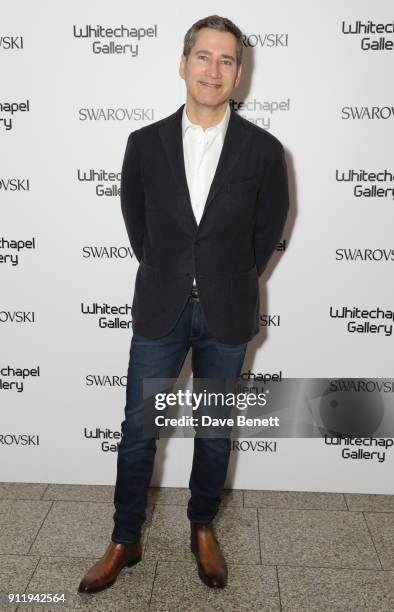 Carey Fouks attends a gala dinner to celebrate Mona Hatoum as Whitechapel Gallery Art Icon with Swarovski at Whitechapel Gallery on January 29, 2018...