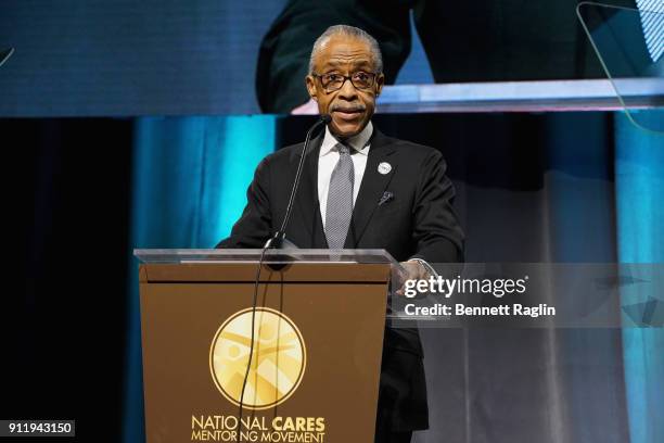 Rev. Al Sharpton speaks onstage at the National CARES Mentoring Movement's third annual For The Love Of Our Children Gala on January 29, 2018 in New...