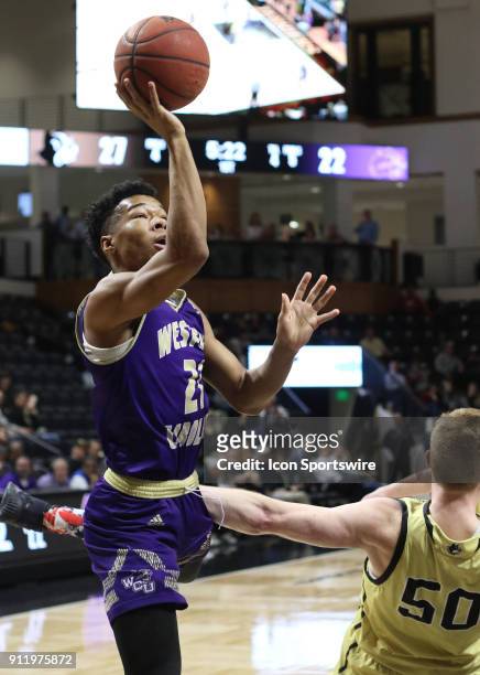 Marcus Thomas guard Western Carolina University. Western Carolina and Wofford College met for some SoCon basketball action on Monday evening at Jerry...