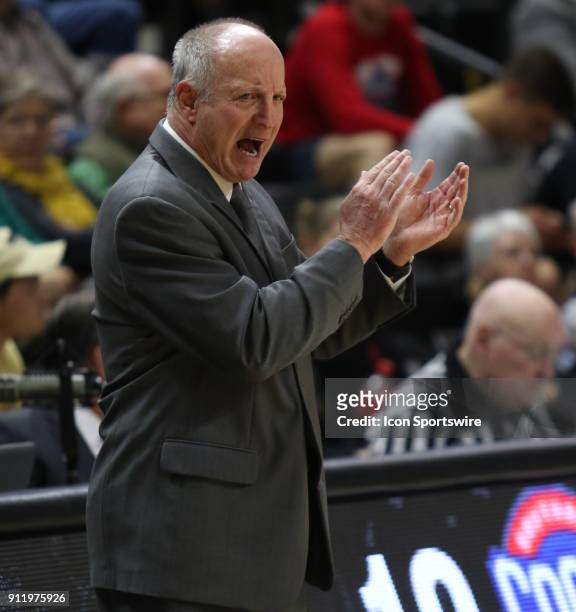 Larry Hunter head coach Western Carolina University. Western Carolina and Wofford College met for some SoCon basketball action on Monday evening at...