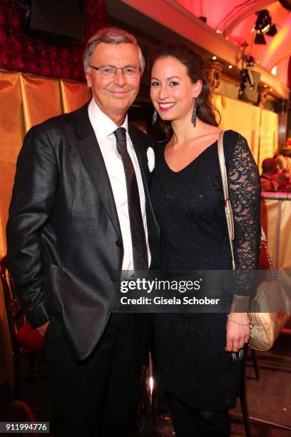 Wolfgang Bosbach and his daughter Caroline Bosbach during the 20th Lambertz Monday Night 2018 at Alter Wartesaal on January 29, 2018 in Cologne,...